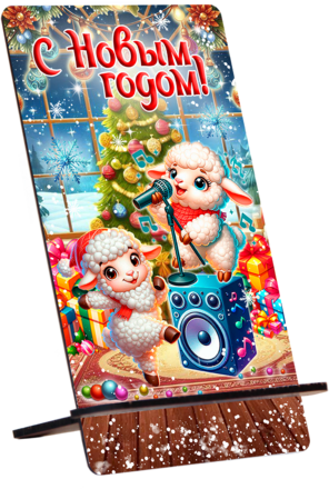 Подставка под телефон/планшет Музыкальные овечки