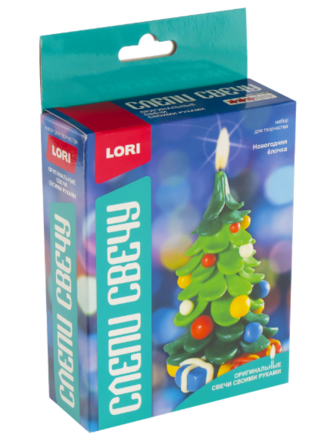 Слепи свечу "Новогодняя ёлочка"