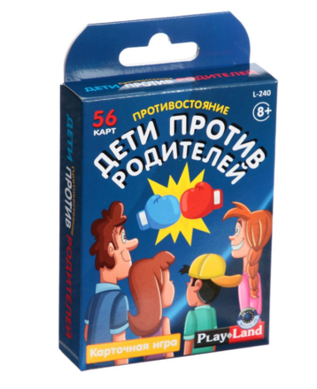 Карточная игра "Дети против Родителей"
