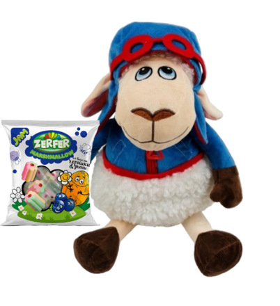 Пилот+Маршмеллоу Zerfer Jam черника, дыня 90 г