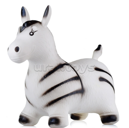 Прыгун белый с черными полосками