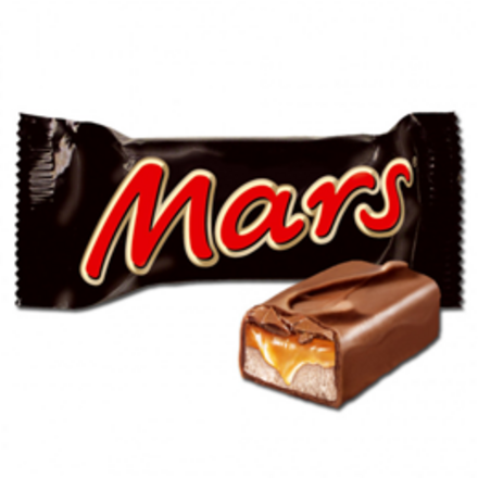 Mars minis 14 г Батончик мини с мягкой карамелью и нугой, в молочном шоколаде