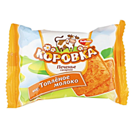 Печенье Коровка вкус Топленое молоко 42г Печенье сахарное со вкусом топленого молока