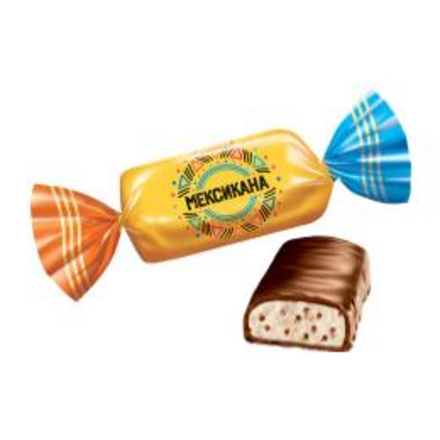 Мексикана 15 г Нежное пралине со сливочным вкусом и воздушными шариками, глазированное